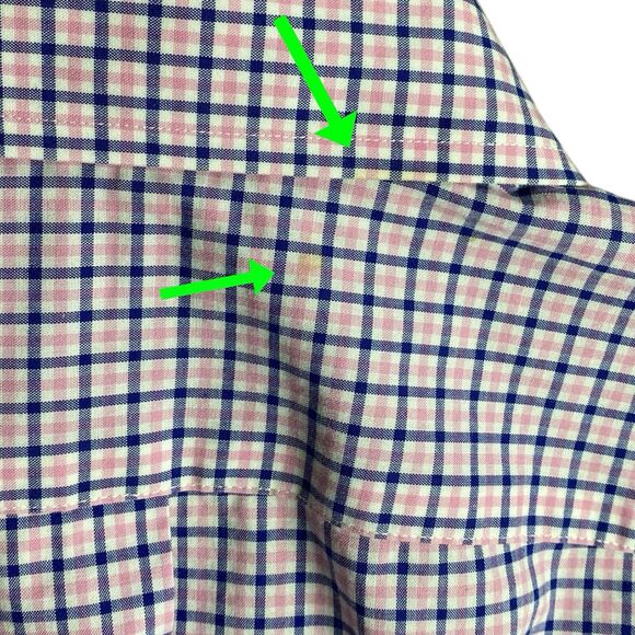 Ralph Lauren Dress Shirt Mens 15.5 34/35 Button Down Non Iron Preppy L/S LRL - Picture 8 of 15